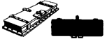 Cal Scale 232 HO Tender Water Hatch Brass Casting Rectangular