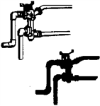 Cal Scale 264 HO Steam Loco Injectors Brass Casting Sellers Type S Nonlifting