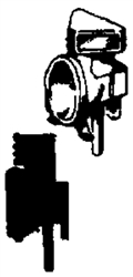 Cal Scale 282 HO Steam Loco Headlight Brass Castings Great Northern Style High Numberboards