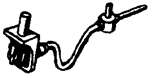Cal Scale 354 HO Battery Receptacles Pkg 2