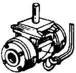 Cal Scale 365 HO Alternator Unpainted Brass Casting For Passenger Cars