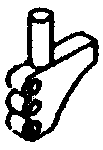 Cal Scale 481 HO Steam Loco Piping Brackets Brass Castings Cored for .020" Wire Three-Hole Style Pkg 6