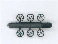 Cal Scale 487 HO Brake Wheel Plastic pkg(6)