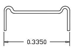 Cal Scale 511 HO Grab Irons .012" Wire Ladder Grabs Pkg 12
