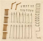 Cal Scale 520 HO EMD FT & F Unit Diesel Grab Iron & Detail Kits For B Units