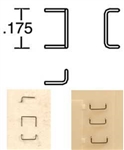 Cal Scale 531 HO Grab Irons for RS Diesels Side Mount Drop Style Pkg 8