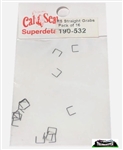 Cal Scale 532 HO Grab Irons for RS Diesels Straight Style Pkg 16