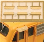 Cal Scale 544 HO F-Unit Sunshade Etched Brass Pkg 6