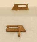 Cal Scale 547 HO Diesel Radio Antenna pkg 2 Unpainted Brass Castings Sinclair Type