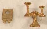 Cal Scale 552 HO Airhorns Unpainted Brass Casting D&H Nathan M-3RT1 w/Bracket 2 Bells Forward 1 Back