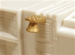 Cal Scale 578 HO Bell Unpainted Brass Casting Hood Side-Mounted
