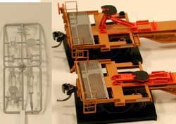 Cal Scale 609 HO Spine Car Trailer Hitches 1 Up 1 Down