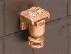 Cal Scale 627 HO Graham White Electric Bell w/Mounting Bracket Lost Wax Brass Casting