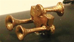 Cal Scale 641 HO Nathan P3 P3UR3 3-Chime Air Horn Lost Wax Brass Casting