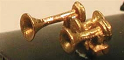 Cal Scale 644 HO Nathan K3 K3LAR3 3-Chime Air Horn Lost Wax Brass Casting