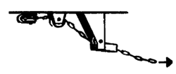 Custom Finishing 147 HO Hand Brake Chain Guides Pkg 6 For ALCO RS Diesel Locomotives