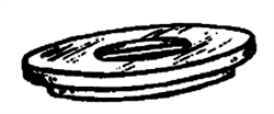 Custom Finishing 178 HO Steam Locomotive Detail Oval Dome Covers