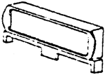 Custom Finishing 345 HO Number Boards For Locomotives & Rail Diesel Cars RDC 1 Pair