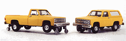 Custom Finishing 7009 HO Hy-Rail Wheels For Light-Duty Vehicles Kit Unpainted Guide Wheels Hy-Rail Conversions