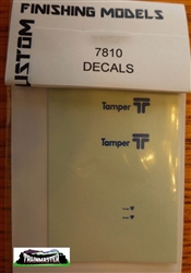 Custom Finishing 7810 HO Decal Set For Pyke Utility Crane