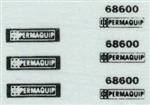 Custom Finishing 7833 HO Decal Set For GO-4 Ballast Undercutter