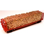Chooch 7262 HO Pulpwood Load For Atlas Pulpwood Cars