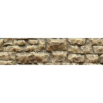 Chooch 8252 Flexible Random Stone Wall w/Self-Adhesive Backing Medium Stones