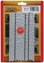 Chooch 8303 HO Medium Random Stone Row Wall For HO and O Scales