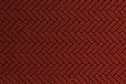 Chooch 8661 Flexible Harringbone Brick Sheet Small for HO & N Scales 1/16" Brick