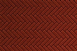 Chooch 8663 Flexible Herringbone Brick Sheet Medium for HO Scale 3/32" Brick