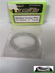 Circuitron 8610 Ultrafine Stranded Hookup Wire Black 0.015" Outside Diameter x 10' Long 