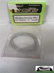 Circuitron 8612 Ultrafine Stranded Hookup Wire Red 0.015" Outside Diameter x 10' Long
