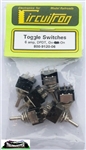 Circuitron 912006 Miniature Switches DPDT On-On Pkg 6