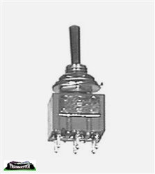 Circuitron 912202 Miniature Switches DPDT On-Off-On Momentary