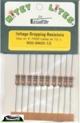 Circuitron 7400 Sub-Micro Lamp Dropping Resistors For 12V
