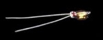 Cir-Kit Concepts 101020 Grain-Of-Rice Bulb 12V w/12" Brown Wire