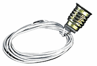 Cir-Kit Concepts 10108 Bulb Socket w/8" Wires