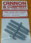 Cannon & Company 1017 HO Plain & Latched Hood Doors Pkg 8 16 & 17 x 65"