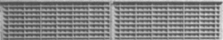 Cannon & Company 1402 HO Radiator Grilles & Shutters Pkg 4 For 35-Line Diesel Locomotives