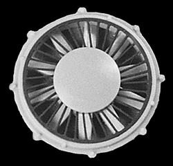 Cannon & Company 1707 HO 36" Radiator Fan For First Generation EMD Diesels Pkg 4