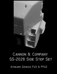 Cannon & Company 2028 HO Side Step Set Photo-Etched Brass For Athearn Genesis F45 & FP45