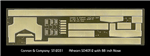 Cannon & Company 2031 HO Safety Tread & Step Kit Photo-Etched Brass For Athearn SD40T-2 with 88" Nose