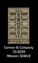 Cannon & Company 2035 HO Engine Step Set Photo-Etched Brass For Athearn SD40-2