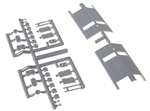 Cannon & Company SE1 HO Dash 2 Hood End without Class Lights pkg 2 Used on EMD SD70 75 late Dash 2 and BL20-2