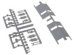 Cannon & Company SE1 HO Dash 2 Hood End without Class Lights pkg 2 Used on EMD SD70 75 late Dash 2 and BL20-2