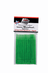 Creations Unlimited 1302 Regular Applicator Brush Microbrush Green Pkg 25