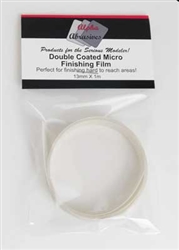 Creations Unlimited 601 Double-Coated Micro Finishing Film Double-Sided 150 & 320 Grit 1/2 x 40"