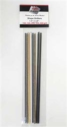 Creations Unlimited 908 Shape Shifters Bendable Abrasive Files 2 Each Grit: Brown 100 Dark Gray 120 Tan 220 White 320 Black 400