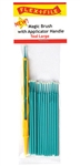 Creations Unlimited M930004 Magic Brush Large & 1 Applicator Handle/Holder teal Pkg 18