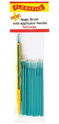Creations Unlimited M930004 Magic Brush Large & 1 Applicator Handle/Holder teal Pkg 18